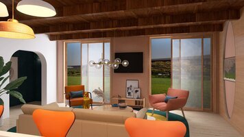 Online design Modern Living Room by Denijah H. thumbnail