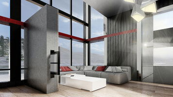 Online design Modern Living Room by Dania K. thumbnail