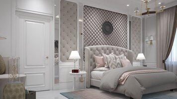 Online design Modern Bedroom by Hiba N. thumbnail