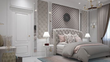 Online design Modern Bedroom by Hiba N. thumbnail