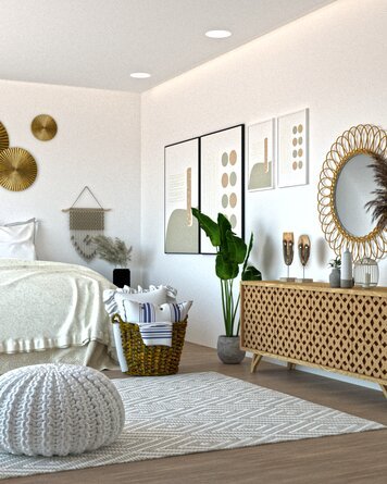 Online design Eclectic Bedroom by Klea B. thumbnail