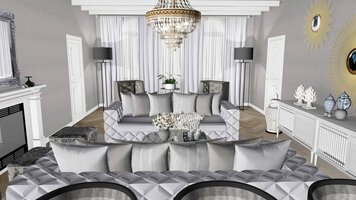 Online design Glamorous Living Room by Ilaria C. thumbnail