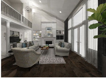 Online design Transitional Living Room by Jatnna M. thumbnail