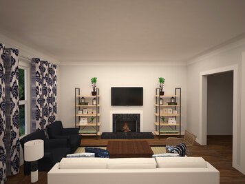 Online design Transitional Living Room by Lisa D. thumbnail