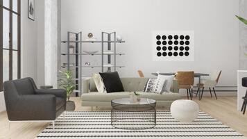 Online design Modern Living Room by Basmah E. thumbnail