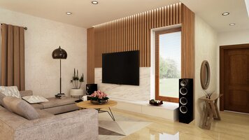Online design Contemporary Living Room by Pratiksha K. thumbnail