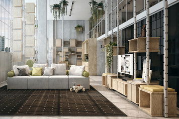Online design Modern Combined Living/Dining by Cansin Y. thumbnail