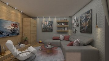 Online design Modern Living Room by Irena P. thumbnail