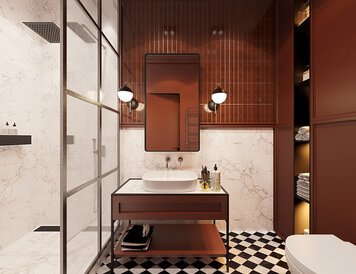 Online design Transitional Bathroom by Kristina B. thumbnail