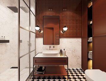 Online design Transitional Bathroom by Kristina B. thumbnail