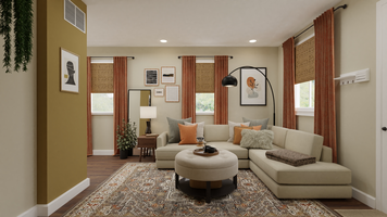 Online design Modern Living Room by Annika M. thumbnail