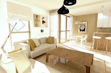 Online design Contemporary Combined Living/Dining by Alicja S. thumbnail