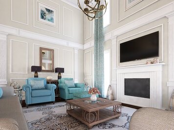 Online design Glamorous Living Room by Rajna S. thumbnail