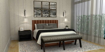 Online design Transitional Bedroom by Caroline B. thumbnail