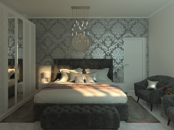Online design Glamorous Bedroom by Ola H. thumbnail