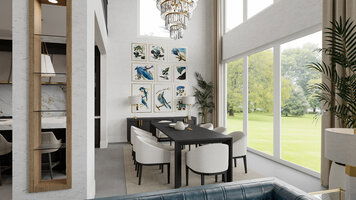 Online design Transitional Combined Living/Dining by Selma A. thumbnail