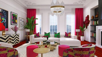 Online design Eclectic Living Room by Sierra G. thumbnail