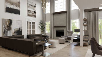 Online design Transitional Combined Living/Dining by Selma A. thumbnail