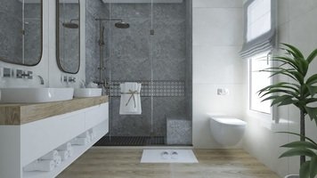 Online design Modern Bathroom by Rim A. thumbnail