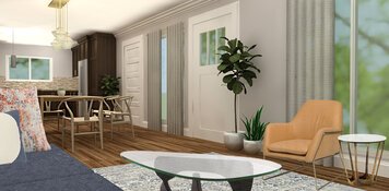 Online design Contemporary Combined Living/Dining by Ani K. thumbnail