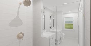 Online design Transitional Bathroom by Britney M. thumbnail