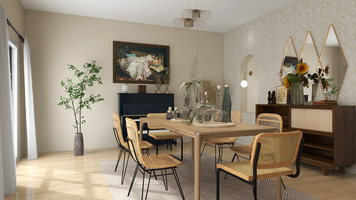 Online design Eclectic Dining Room by Rohayna A. thumbnail