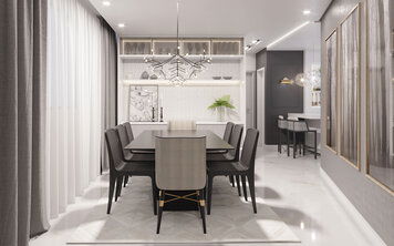 Online design Contemporary Dining Room by Jessica D. thumbnail