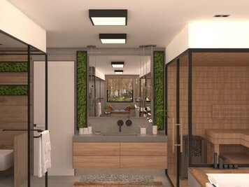 Online design Contemporary Bathroom by Anahit G. thumbnail