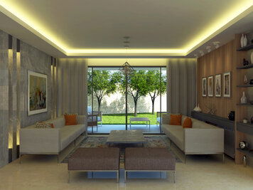 Online design Modern Living Room by Farah H. thumbnail