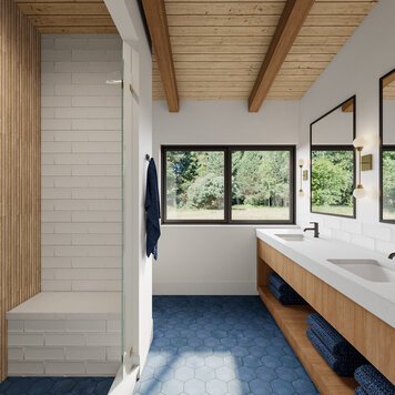 Online design Modern Bathroom by Selma A. thumbnail
