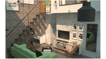 Online design Contemporary Combined Living/Dining by Chiara B. thumbnail