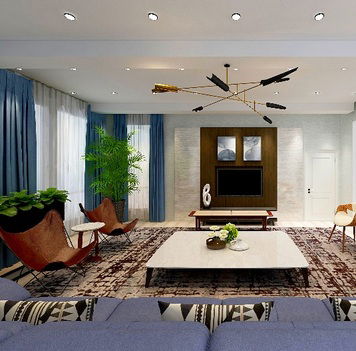 Online design Modern Living Room by Linde P. thumbnail