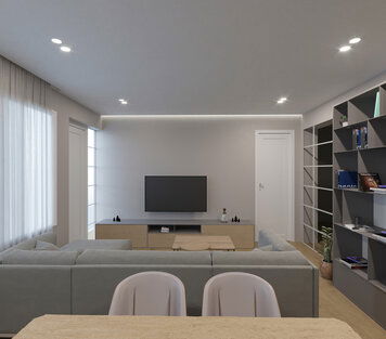 Online design Traditional Combined Living/Dining by Edison X. thumbnail