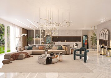 Online design Glamorous Combined Living/Dining by Esra S. thumbnail