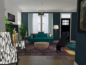 Online design Eclectic Living Room by Vera B. thumbnail