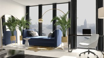 Online design Modern Living Room by Erika F. thumbnail