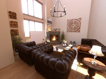 Online design Country/Cottage Living Room by Mohraeel T. thumbnail