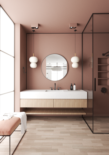 Online design Modern Bathroom by Marya W. thumbnail