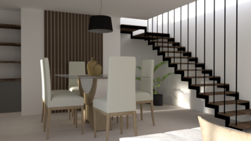 Online design Contemporary Dining Room by María R. thumbnail