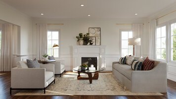 Online design Transitional Living Room by Drew F. thumbnail