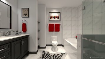 Online design Modern Bathroom by Sierra G. thumbnail