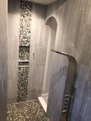 Online design Contemporary Bathroom by Brooke M. thumbnail