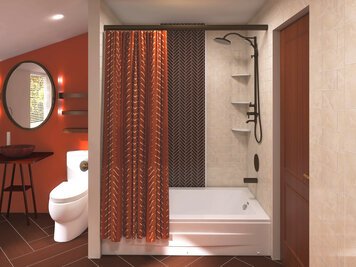 Online design Transitional Bathroom by Christina F. thumbnail