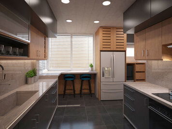 Online design Modern Kitchen by Melissa K. thumbnail