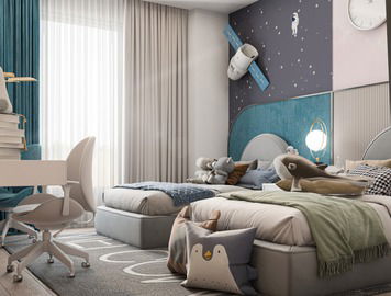 Online design Modern Kids Room by Zahra M. thumbnail