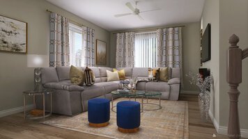 Online design Glamorous Living Room by Sierra G. thumbnail