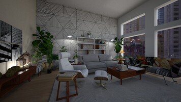 Online design Modern Living Room by Daisy A. thumbnail
