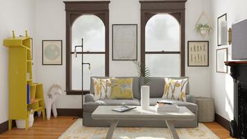 Online design Transitional Living Room by Tina F. thumbnail