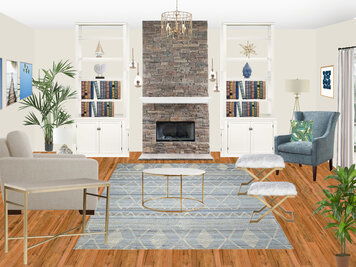 Online design Contemporary Living Room by Amisha D. thumbnail