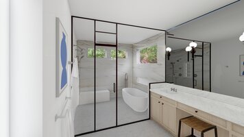 Online design Contemporary Bathroom by Ryley B. thumbnail